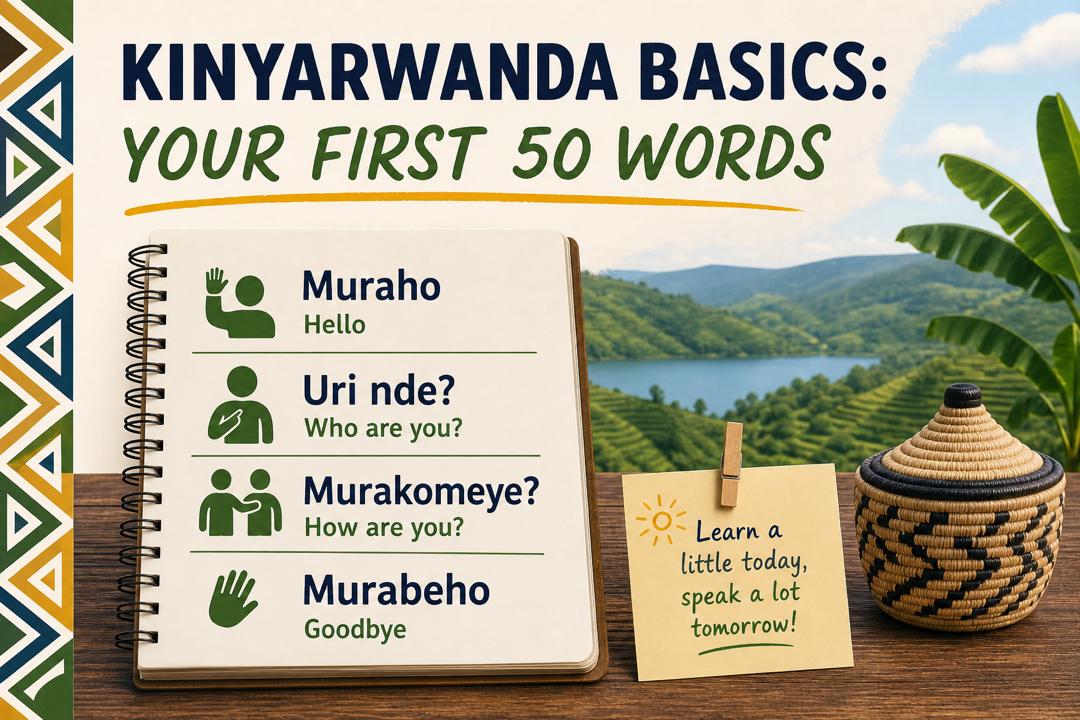 Kinyarwanda Basics: Your First 50 Words