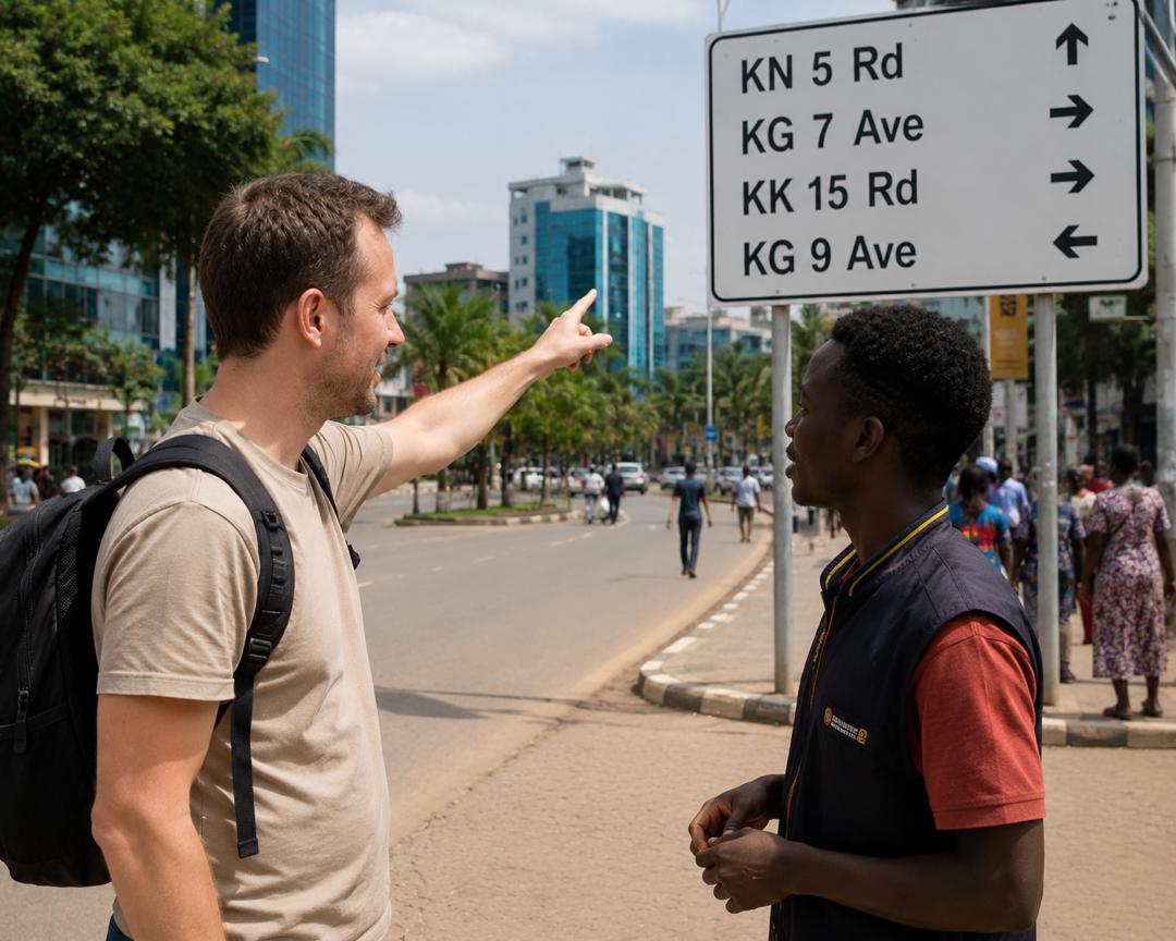Leçon 7 de Kinyarwanda: Demander son chemin à Kigali